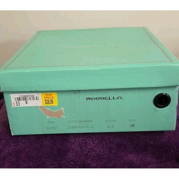 Marbella Women's Tracy Plus Black Boots, Size 8.5 - Picture 9 of 9